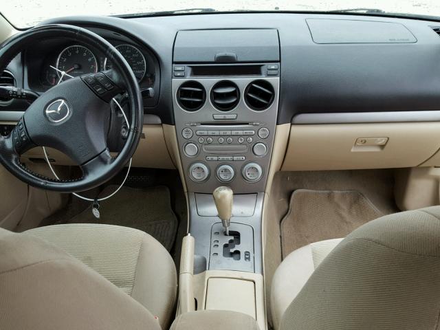 1YVHP80D455M21577 - 2005 MAZDA 6 S BEIGE photo 9