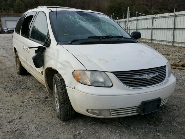 2C8GT64L62R580696 - 2002 CHRYSLER TOWN & COU WHITE photo 1