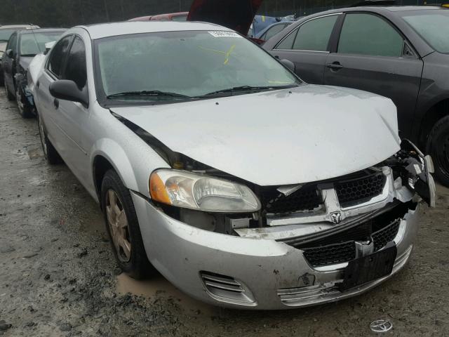 1B3AL36T64N181601 - 2004 DODGE STRATUS SE SILVER photo 1