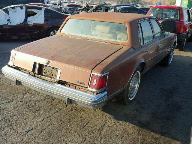 6S69B8Q471126 - 1978 CADILLAC SEVILLE BROWN photo 4