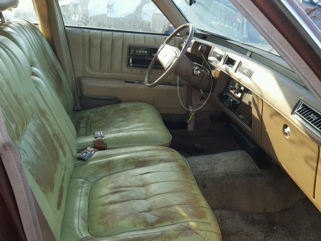 6S69B8Q471126 - 1978 CADILLAC SEVILLE BROWN photo 5