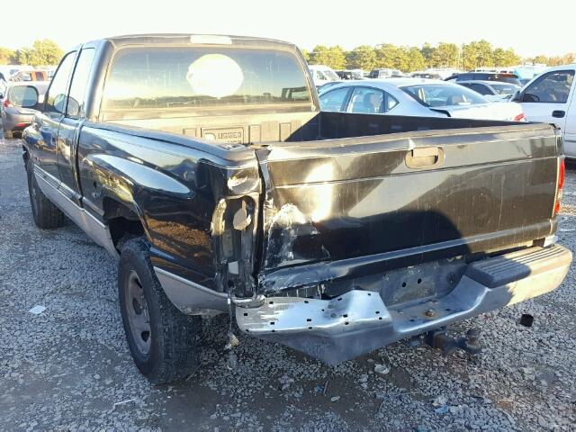 3B7HC13Z51G800395 - 2001 DODGE RAM 1500 BLACK photo 3