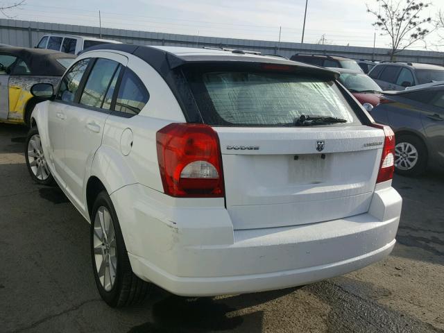 1B3CB5HA0BD153198 - 2011 DODGE CALIBER HE WHITE photo 3