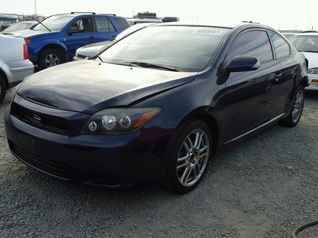 JTKDE167680231518 - 2008 TOYOTA SCION TC BLUE photo 2