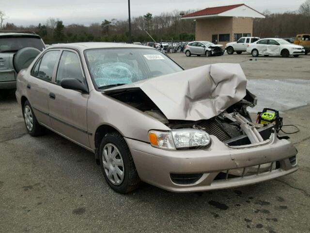 1NXBR12E72Z642803 - 2002 TOYOTA COROLLA CE BEIGE photo 1