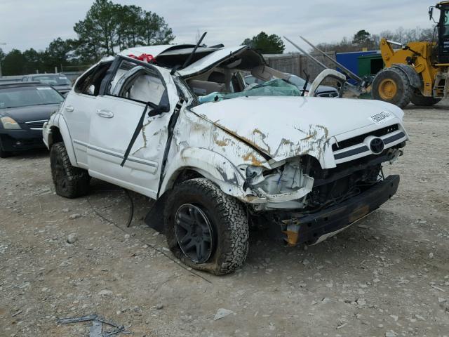 5TDBT48AX6S257936 - 2006 TOYOTA SEQUOIA LI WHITE photo 1