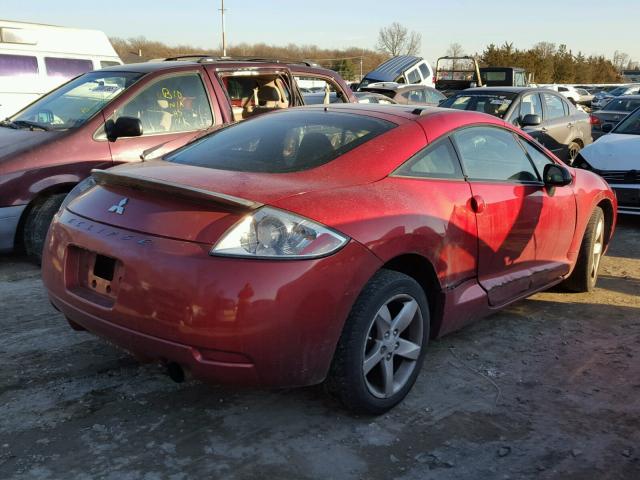 4A3AK24F98E008800 - 2008 MITSUBISHI ECLIPSE GS BURGUNDY photo 4