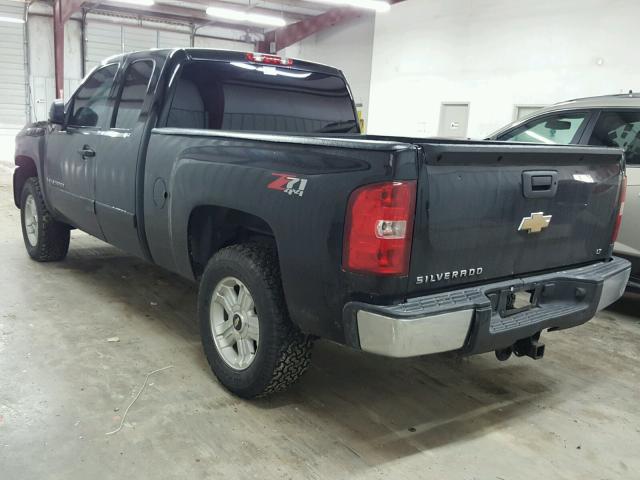 2GCEK19J581175748 - 2008 CHEVROLET SILVERADO BLACK photo 3