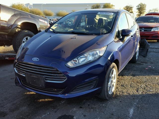 3FADP4BJ6GM195173 - 2016 FORD FIESTA SE BLUE photo 2