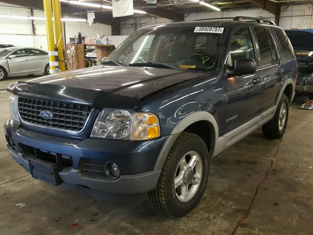 1FMDU73E92ZC18549 - 2002 FORD EXPLORER X BLUE photo 2