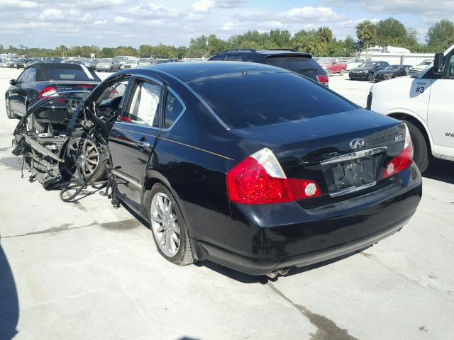 JNKAY01E27M304469 - 2007 INFINITI M35 BASE BLACK photo 3