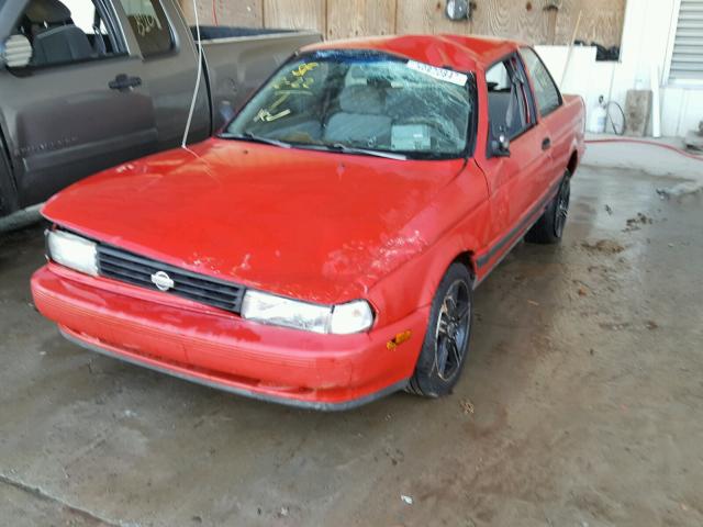 1N4EB32A1NC761199 - 1992 NISSAN SENTRA RED photo 2