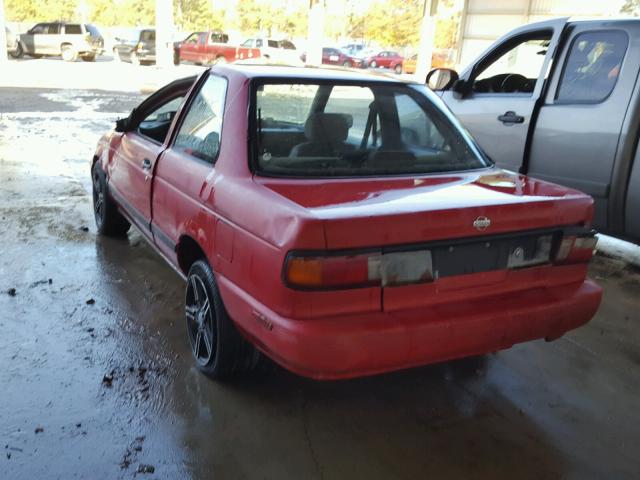 1N4EB32A1NC761199 - 1992 NISSAN SENTRA RED photo 3