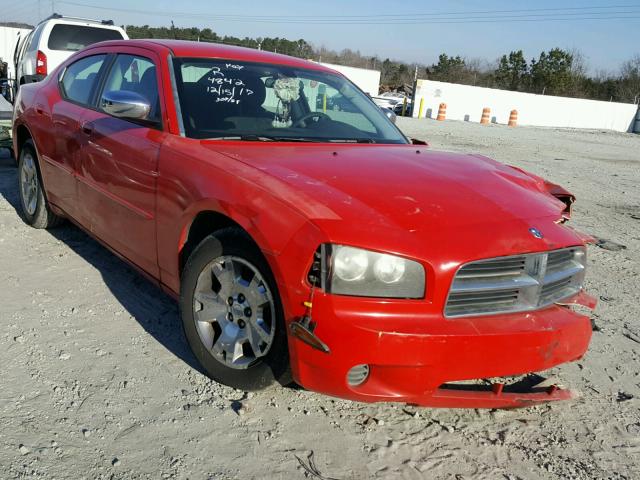 2B3KA43R38H167369 - 2008 DODGE CHARGER RED photo 1