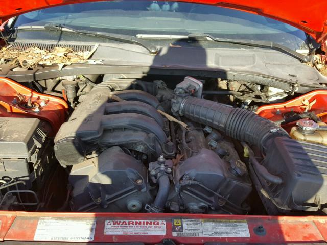 2B3KA43R38H167369 - 2008 DODGE CHARGER RED photo 7