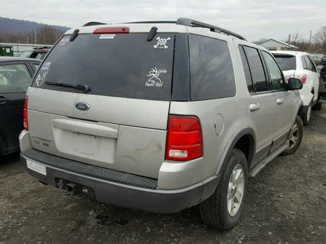 1FMZU73K63UC31141 - 2003 FORD EXPLORER X GRAY photo 4