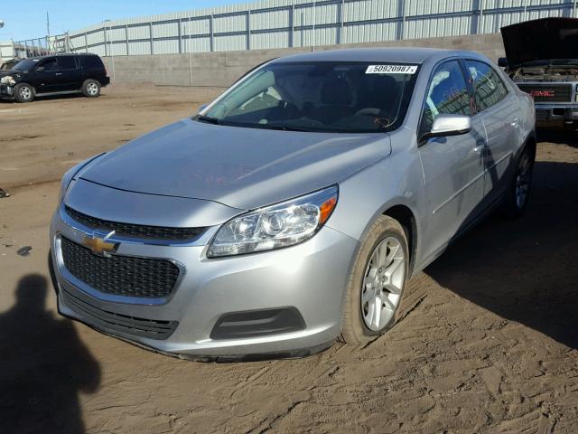 1G11C5SL4FU122385 - 2015 CHEVROLET MALIBU 1LT SILVER photo 2