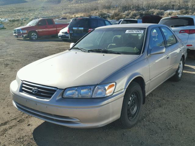 4T1BG22K91U782514 - 2001 TOYOTA CAMRY CE BEIGE photo 2