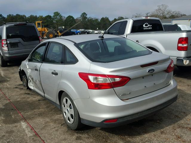 1FADP3E21EL387257 - 2014 FORD FOCUS S SILVER photo 3