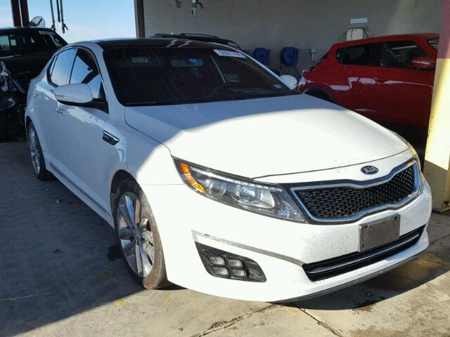 5XXGR4A60FG511889 - 2015 KIA OPTIMA SX WHITE photo 1