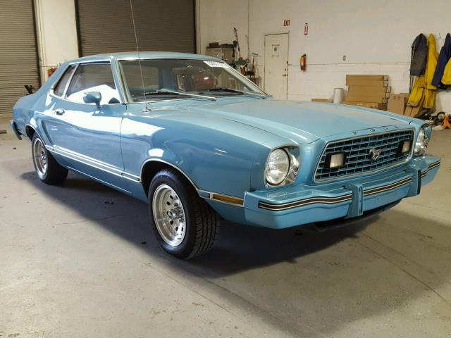 8F02Y111845 - 1978 FORD MUSTANG BLUE photo 1