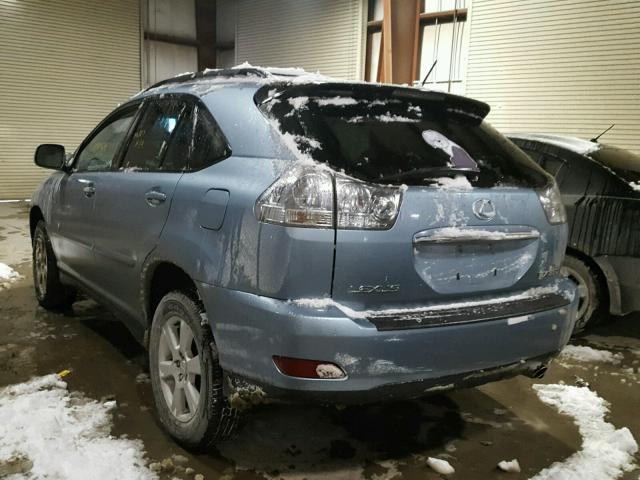 2T2HA31U96C107223 - 2006 LEXUS RX 330 BLUE photo 3