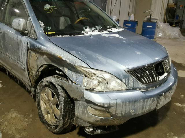 2T2HA31U96C107223 - 2006 LEXUS RX 330 BLUE photo 9