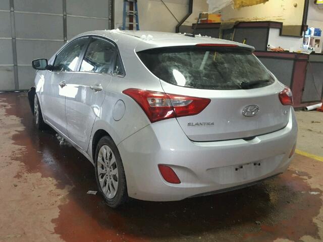 KMHD35LHXHU352123 - 2017 HYUNDAI ELANTRA GT SILVER photo 3