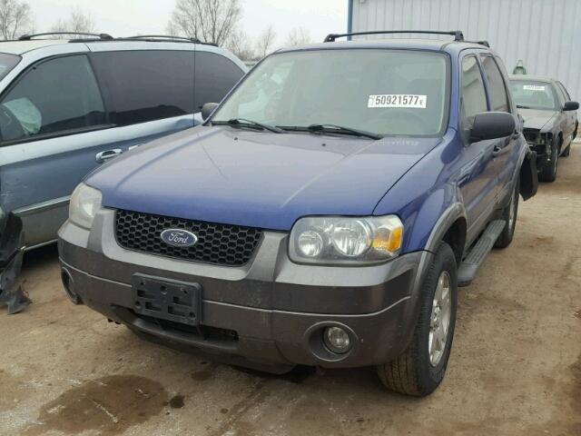 1FMCU93196KB08961 - 2006 FORD ESCAPE XLT BLUE photo 2