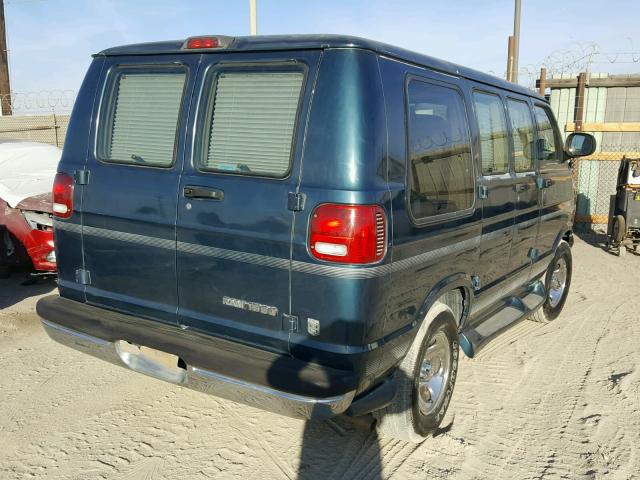 2D6WB11X43K517479 - 2003 DODGE RAM VAN B1 GREEN photo 4