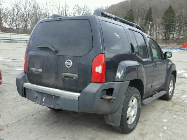 5N1AN08W27C504276 - 2007 NISSAN XTERRA OFF BLACK photo 4