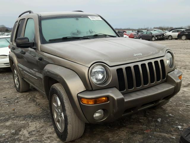 1J8GL58KX3W628957 - 2003 JEEP LIBERTY LI GOLD photo 1