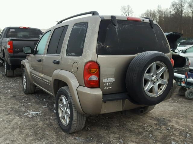 1J8GL58KX3W628957 - 2003 JEEP LIBERTY LI GOLD photo 3