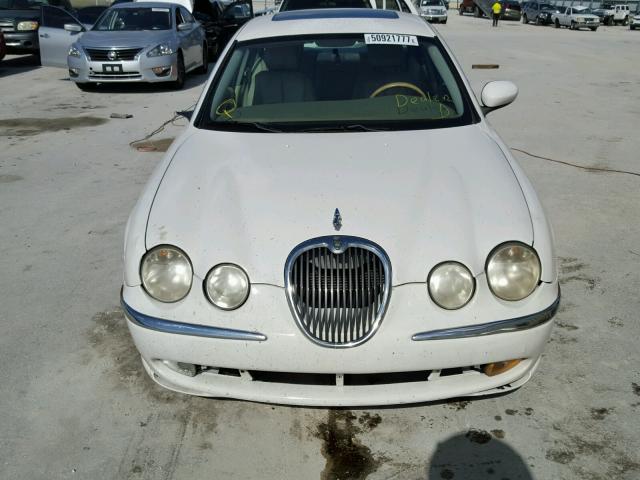 SAJEA01T83FM61753 - 2003 JAGUAR S-TYPE CREAM photo 9