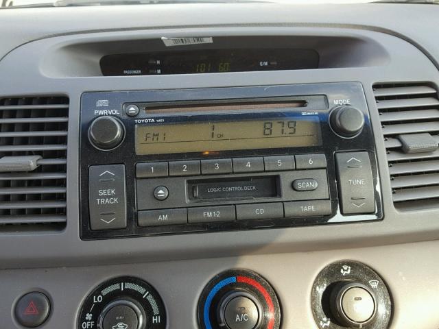 4T1BE32K93U145198 - 2003 TOYOTA CAMRY LE შავი ფოტო 9