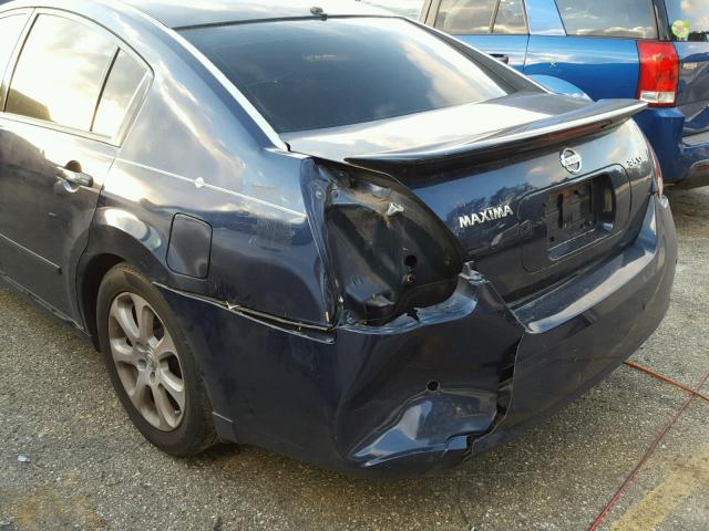 1N4BA41E27C850931 - 2007 NISSAN MAXIMA SE BLUE photo 9