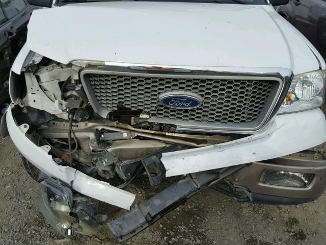 1FTPW14555FA19074 - 2005 FORD F150 SUPER WHITE photo 7