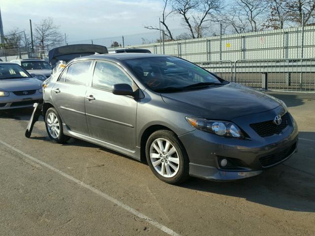 1NXBU40E29Z164223 - 2009 TOYOTA COROLLA BA GRAY photo 1