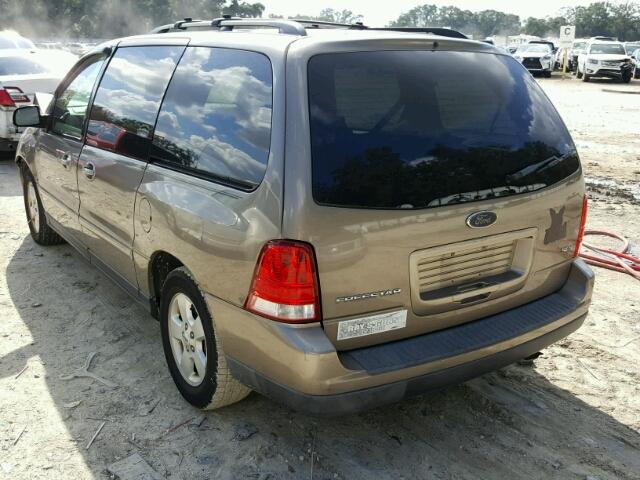 2FMZA57605BA82583 - 2005 FORD FREESTAR S GOLD photo 3