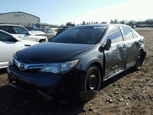 4T1BF1FK2CU074258 - 2012 TOYOTA CAMRY BASE CHARCOAL photo 2