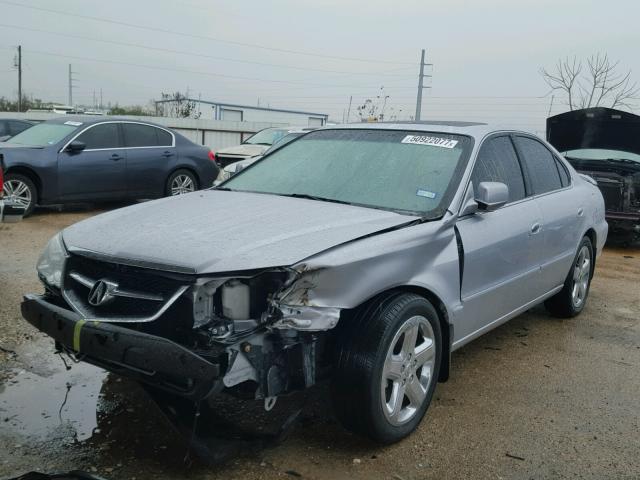 19UUA56823A001241 - 2003 ACURA 3.2TL TYPE SILVER photo 2