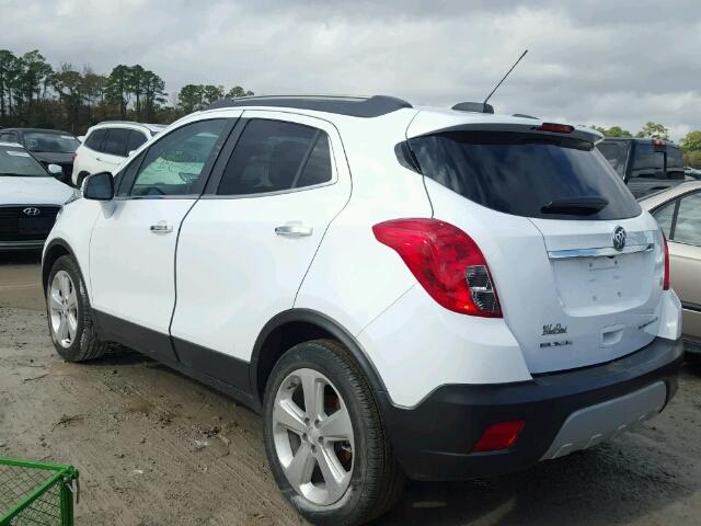 KL4CJASB6GB559897 - 2016 BUICK ENCORE WHITE photo 3