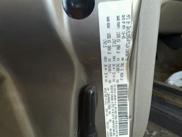 1J8HH48NX6C179604 - 2006 JEEP COMMANDER თაფლისფერი ფოტო 10