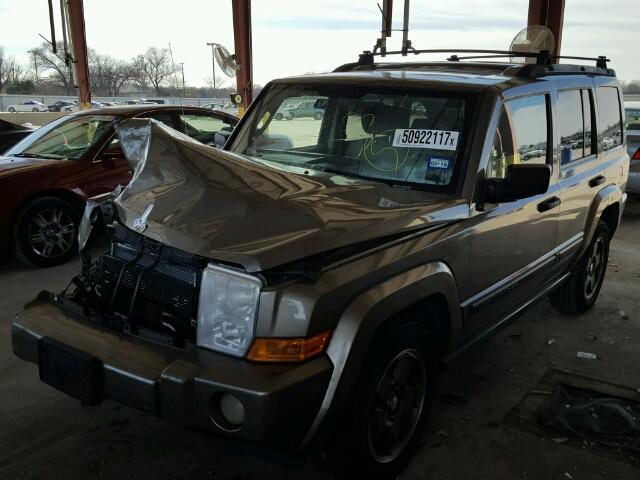 1J8HH48NX6C179604 - 2006 JEEP COMMANDER თაფლისფერი ფოტო 2