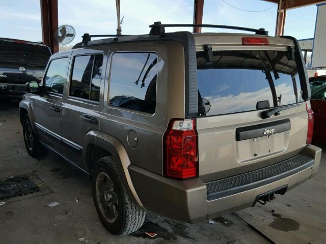 1J8HH48NX6C179604 - 2006 JEEP COMMANDER თაფლისფერი ფოტო 3