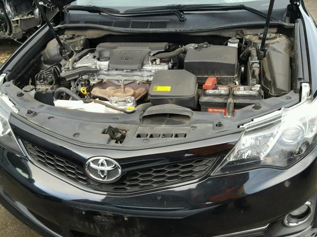 4T1BF1FK0CU092516 - 2012 TOYOTA CAMRY BASE BLACK photo 7