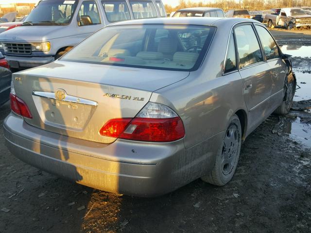 4T1BF28B63U296787 - 2003 TOYOTA AVALON XL Қоңыр фото 4