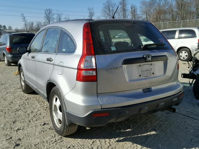 5J6RE48388L025831 - 2008 HONDA CR-V LX SILVER photo 3