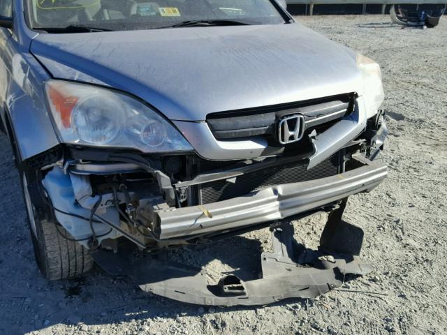 5J6RE48388L025831 - 2008 HONDA CR-V LX SILVER photo 9