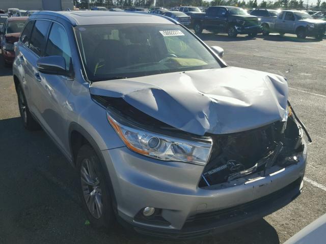 5TDKKRFHXES008065 - 2014 TOYOTA HIGHLANDER SILVER photo 1